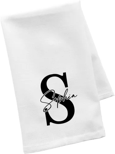 Vista 31 de Andaz Press Toalla de Cocina Personalizada, Toalla de Té de Saco de Harina, La Mejor Mamá de Todos los Tiempos Nombres Personalizados de Niños