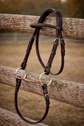 Vista 5 de ProRider Caballo 6" SS anillo suelto trenzado alambre Snaffle caballo bit 35479D