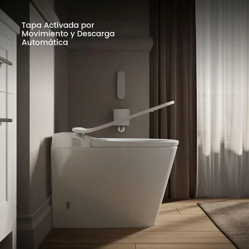 Vista 4 de Kohler Leap - Inodoro inteligente alargado de una pieza con bidé integrado, doble descarga y cierre silencioso