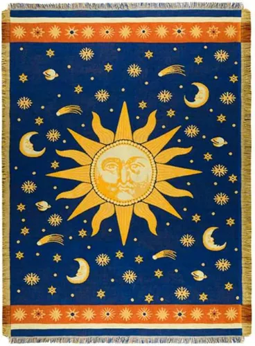 Vista 7 de Manta de 50 x 70 pulgadas de algodón con borlas decorativas