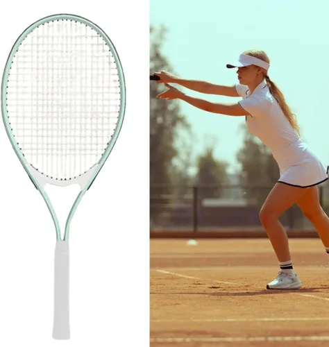 Vista 3 de Vaveren Raquetas de tenis para adultos principiantes, cómodas, portátiles, recreativas, para entrenamiento, ligeras, para jugar al aire libre