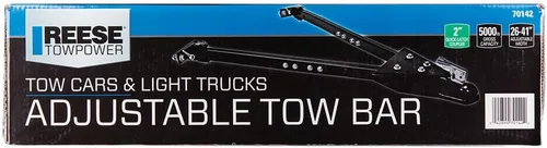 Vista 3 de Reese Towpower 7014200 - Barra de remolque ajustable, color negro