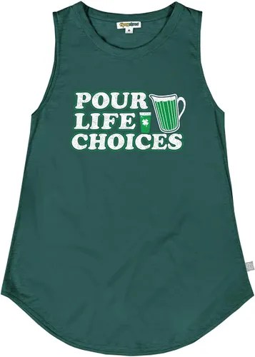 Vista 3 de Tipsy Elves Tipsy Elves - Camiseta sin mangas para mujer del Día de San Patricio 2024