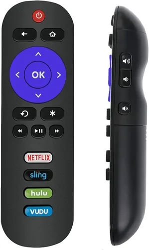 Vista 4 de Repuesto para control remoto RCA Roku TV, compatible con todos los televisores inteligentes RCA Roku