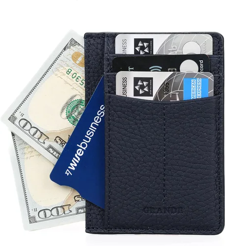 Vista 13 de Grande -3605 Estuches para tarjetas, Borgoña, Minimalista