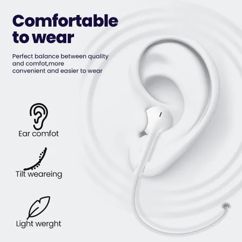 Vista 5 de 2 Pack Auriculares con Cable [Certificado MFI] USB C con Micrófono Control de Volumen de Llamadas Aislamiento de Ruido Compatible con iPhone 15 Pro
