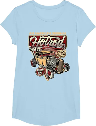 Vista 88 de Camiseta vintage Hot Rod Speed and Power para hombre Asphalt Grey