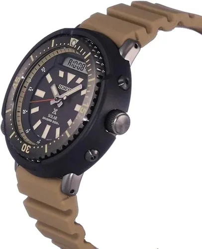 Vista 5 de Seiko Prospex Arnie Urban Safari Solar Sports Divers 200M Reloj SNJ029P1 Negro - Buceador