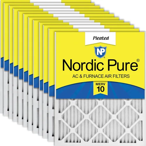 Vista 53 de Nordic Pure 20x20x1 (Tamaño real: 19 1/2 x 19 1/2 x 3/4) Filtros de aire para caldera/aire acondicionado Poly Green MERV 6 – Reduce el polvo