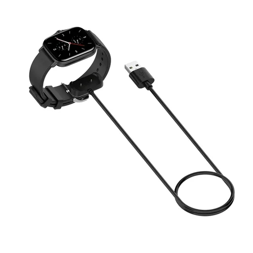 Vista 6 de FitTurn Paquete de 2 cables de carga USB de 3.3 pies de 39.4 in para Amazfit Bip 5, Bip 3, GTS 4 Mini, GTR Mini, GTR 2, GTS 2, GTS 2 Mini, Pop Pro