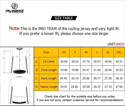 Vista 2 de YKYWBIKE Maillot de ciclismo para hombre UPF 50+ con cremallera YKK, camiseta de ciclismo de ajuste de carrera, 4 bolsillos, camisetas de ciclismo