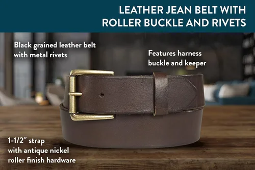 Vista 5 de Lucky Brand Men's Casual Leather Belt