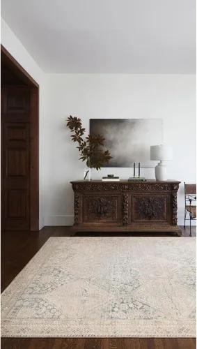 Vista 8 de Livabliss x Becki Owens - Alfombra vintage Marlene para pasillo, 2'7" x 7'3", Beige/Multi, (7' y menos)