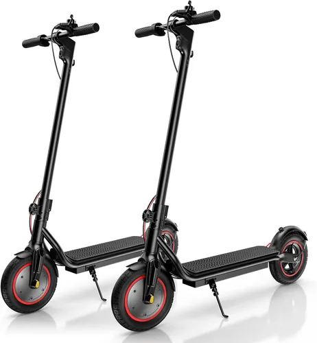 Vista 9 de Electric Scooter, 28/22 Miles Range, 28/23 MPH Speed, 10" Tire, 1000/500W Powerful Motor, Disc Brake & Smart APP, with Lights, Portable Foldable