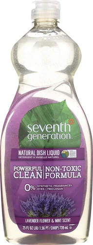Vista 15 de Seventh Generation Jabón Líquido para Platos Ralladura de Clementina Hierba Limón Jabón Líquido Lavavajillas 19 oz