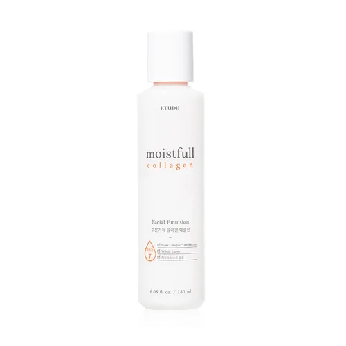 Vista 10 de ETUDE Crema de colágeno Moistfull, hidratante facial, agua de súper colágeno, aceite de semilla de macadamia, proteína de lupinus albus, crema