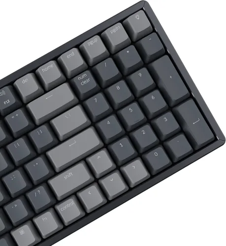 Vista 5 de Teclado mecánico Keychron K4 RGB intercambiable en caliente, teclado de computadora inalámbrico Bluetooth/USB con cable de diseño 96%