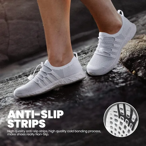 Vista 6 de SEEKWAY - Zapatos acuáticos para hombre y mujer, de secado rápido, zapatos tipo descalzo para playa, surf, senderismo, piscina, deportes acuáticos