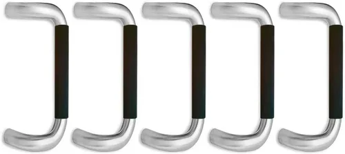 Vista 8 de 5 fundas para manijas de puerta, protectores de pomo antiquemaduras y anticongelante, cojín de goma de neopreno elástico para manijas de frío/calor