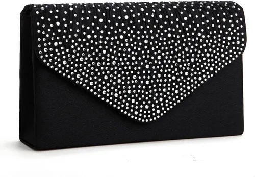 Vista 3 de Fateanuki Bolso de noche para mujer bolso de mano y bolso de mano bolso de hombro bolso cruzado para mujeres bodas banquetes