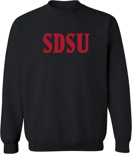 Vista 31 de UGP Campus Apparel NCAA Bloque Básico, Cuello Redondo Color del Equipo, Colegio, Universidad Cremalleras Akron Navy