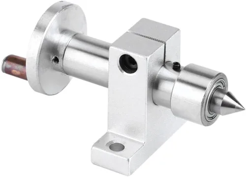 Vista 5 de Centro giratorio de doble rodamiento ajustable Centro giratorio Piezas de bricolaje para mini máquina de torno Herramienta de carpintería