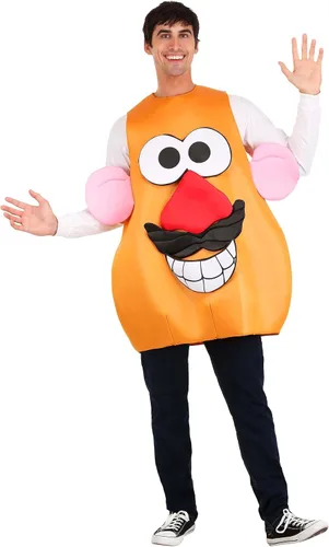 Vista 9 de Disguise disfraz cabeza de Sr.Sra. Papa, para adultos.