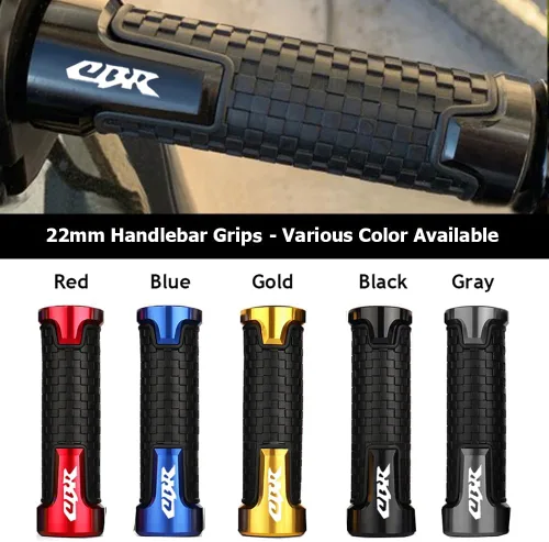 Vista 5 de 2 piezas de empuñaduras de manillar para motocicleta 7/8" 22mm para Honda CBR600F CBR125R CBR150R CBR250R CBR400 NC23 NC29 CBR600 F2 F3 F4 F4i