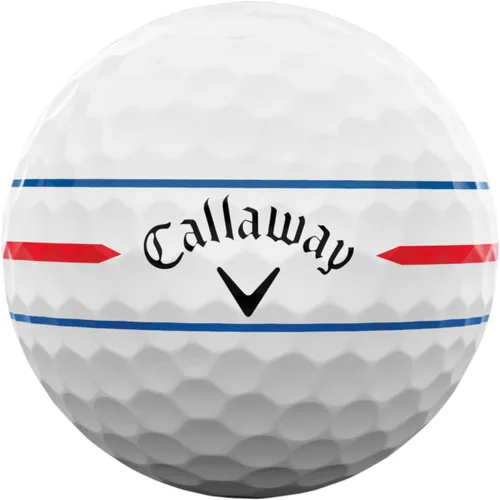 Vista 5 de Pelotas de golf Callaway Golf Chrome Soft 360 Triple Track (blanco)