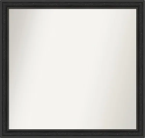 Vista 162 de Amanti Art Espejo personalizado, gran espejo de baño estrecho, espejo de pared o espejo de tocador de baño sobre el fregadero (24 x 24 pulgadas)