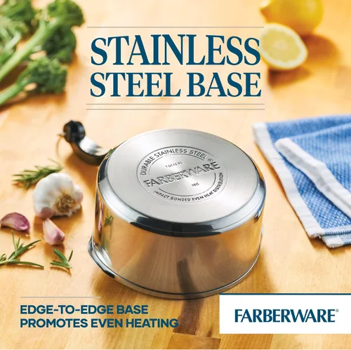 Vista 17 de Farberware Olla clásica de vapor hecha en acero inoxidable, 3 qt.