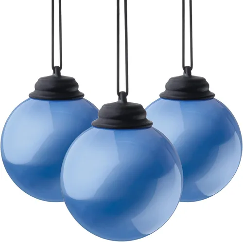 Vista 11 de Xodus Innovations WP400-3 - Luz de globo de verano de 5 pulgadas con encendido y apagado automático, paquete de 3, color blanco