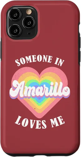 Vista 29 de Someone in Amarillo Loves Me City Heart Case for iPhone 17