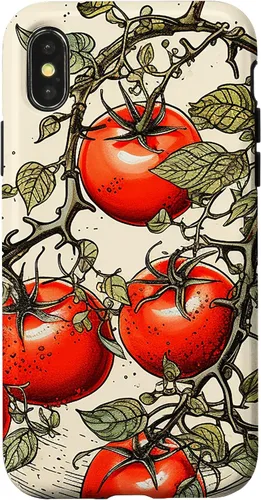 Vista 5 de Funda de jardinería de tomates vegetales y tomate para iPhone 17