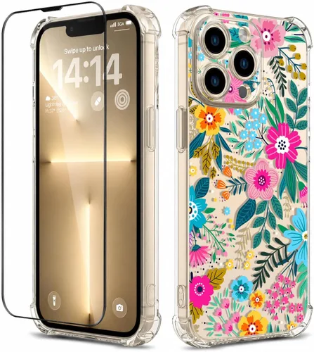Vista 71 de Funda para iPhone 13 y iPhone 14 (6.1 pulgadas) con protector