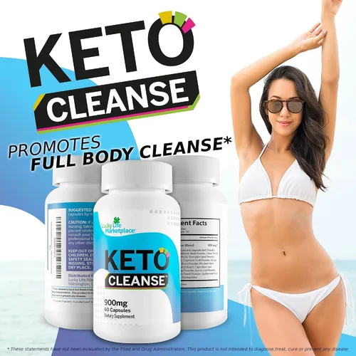 Vista 5 de Keto Cleanse - Nuestro mejor suplemento natural de limpieza Keto - Apoya la reducción de la inflamación y la hinchazón - Promueve la limpieza