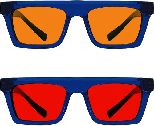 Vista 182 de Eyekepper Gafas de luz azul para hombre y mujer, paquete de 6 lentes Pilot Paquete de 6 color mezclado
