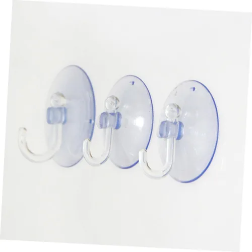 Vista 2 de Cabilock 12 ganchos de ventosa resistentes para pared extraíbles para paneles de yeso para cocina, baño, armario