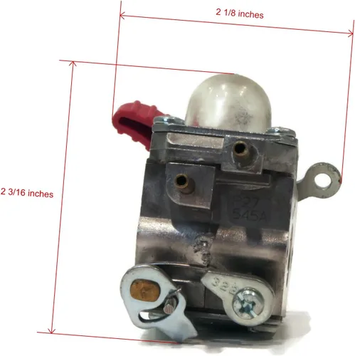 Vista 3 de The ROP Shop Kit de carburador para recortadoras Ryobi 41AD396C799 316.79586 y 41AD730C799 316.79115