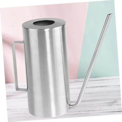 Vista 2 de Yardwe Regadera de interior con boquilla larga de acero inoxidable de 50.7 fl oz, ideal para el cuidado de suculentas y plantas