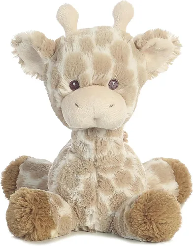 Vista 2 de Jirafa de Peluche Aurora World loppy Suave animal de peluche de jirafa con suave sonajero, patas flexibles, detalles bordados y tamaño de 8