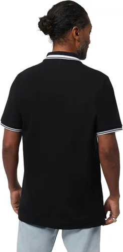 Vista 2 de Psycho Bunny Kingwood Piqué Polo Negro SM (US Hombre 4), Negro