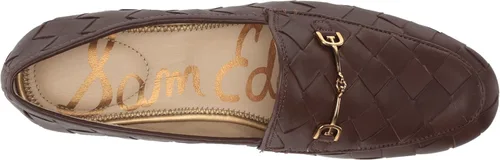 Vista 5 de Sam Edelman Mocasines Loraine para mujer, Tejido de chocolate oscuro