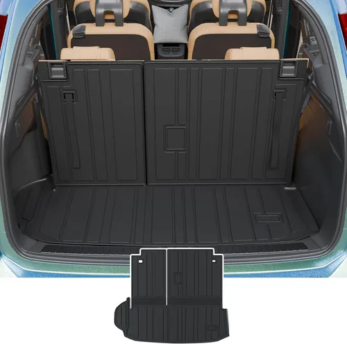 Vista 11 de Bomely - Juego de alfombrillas para Toyota Highlander 7 asientos 2014-2019 Compatible con Highlander 2014-2019