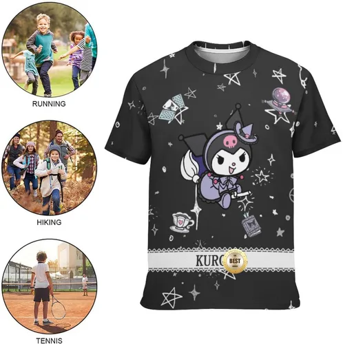 Vista 6 de Camisa personalizada Kawaii juvenil, camiseta de cosplay para niñas, camiseta clásica deportiva al aire libre, regalos creativos para fanáticos