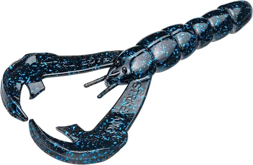 Vista 2 de Strike King Rattlin' Rage Craw Soft Bait Fishing Lure, 4", Glass Rattle Chamber