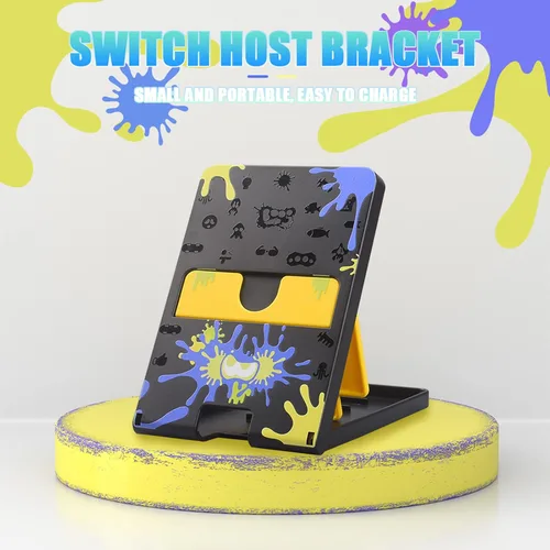 Vista 3 de Switch Case Compatible with Nintendo Switch(Splatoon 3),Switch Case Cover with Screen Protector,Playstand, Thumb Grip Caps for Nintendo Switch