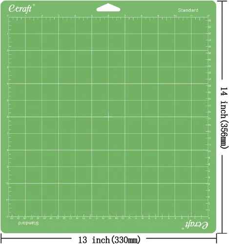 Vista 2 de Ecraft - Plantilla de corte de 12" x 12" para Cricut - Incluye (adhesivo fuerte/estándar/ligero) adhesivo pegajoso (paquete de 3), plantillas