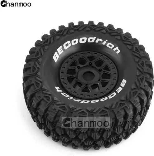 Vista 6 de 1/7 1/8 RC Short Course Truck Buggy Neumáticos y ruedas 0.669 in Hex OD 5.315 in Neumáticos todoterreno para 1:7 1:8 Escala RC Off-Road Truck Car