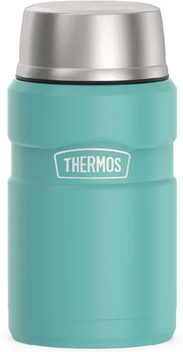Vista 26 de THERMOS Stainless King - Tarro de alimentos aislado al vacío con cuchara, 16 onzas, verde militar mate Stainless Steel Insulated Food Container